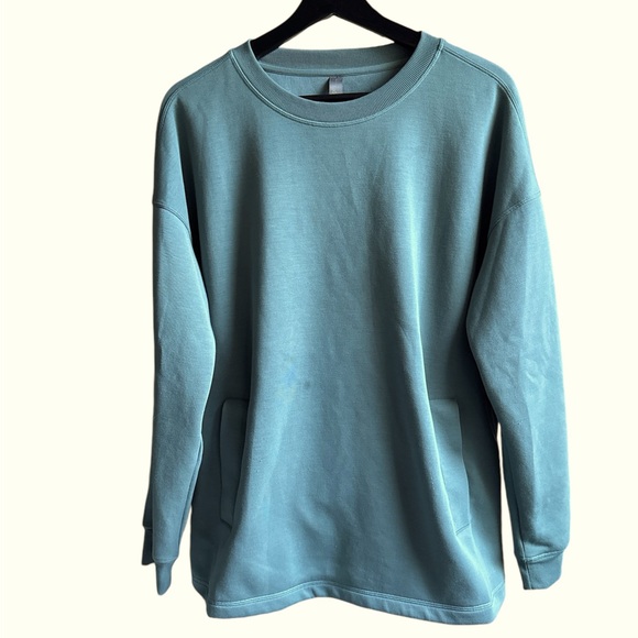Mondetta Pullover Sweathirt sz Large in Dark cyan - Picture 1 of 9